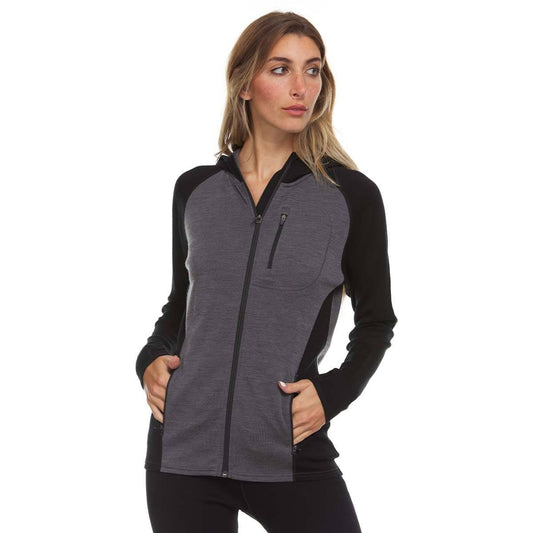 Midweight - Women's Full Zip Hoodie Woolverino