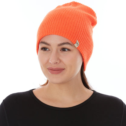 Midweight - Everyday Rib Knit Beanie 100% Merino Wool