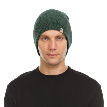 Midweight - Everyday Rib Knit Beanie 100% Merino Wool