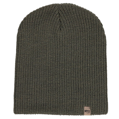 Midweight - Everyday Rib Knit Beanie 100% Merino Wool