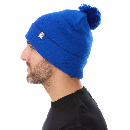 Midweight - Everyday Knit Cuff Pom Beanie 100% Merino Wool