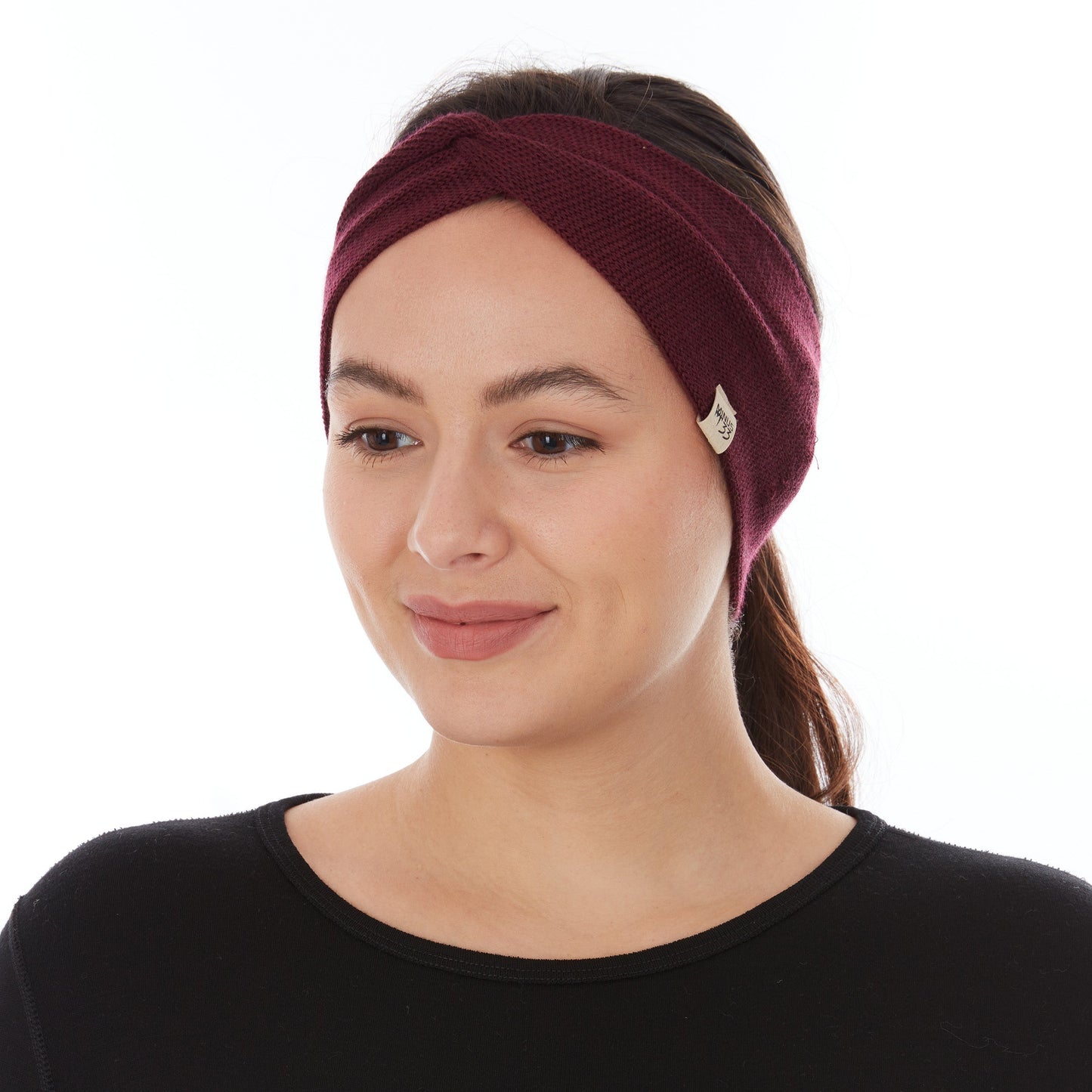 Midweight - Everyday Knit Twist Headband 100% Merino Wool