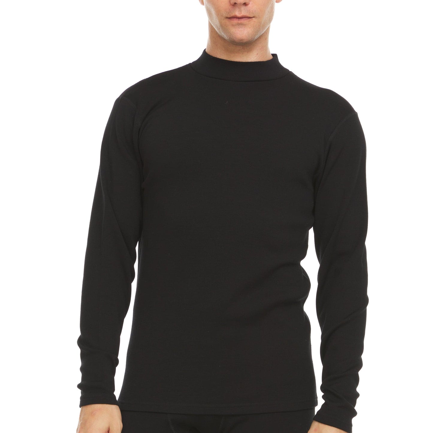 Expedition - Men's Mock Neck 100% Merino Wool