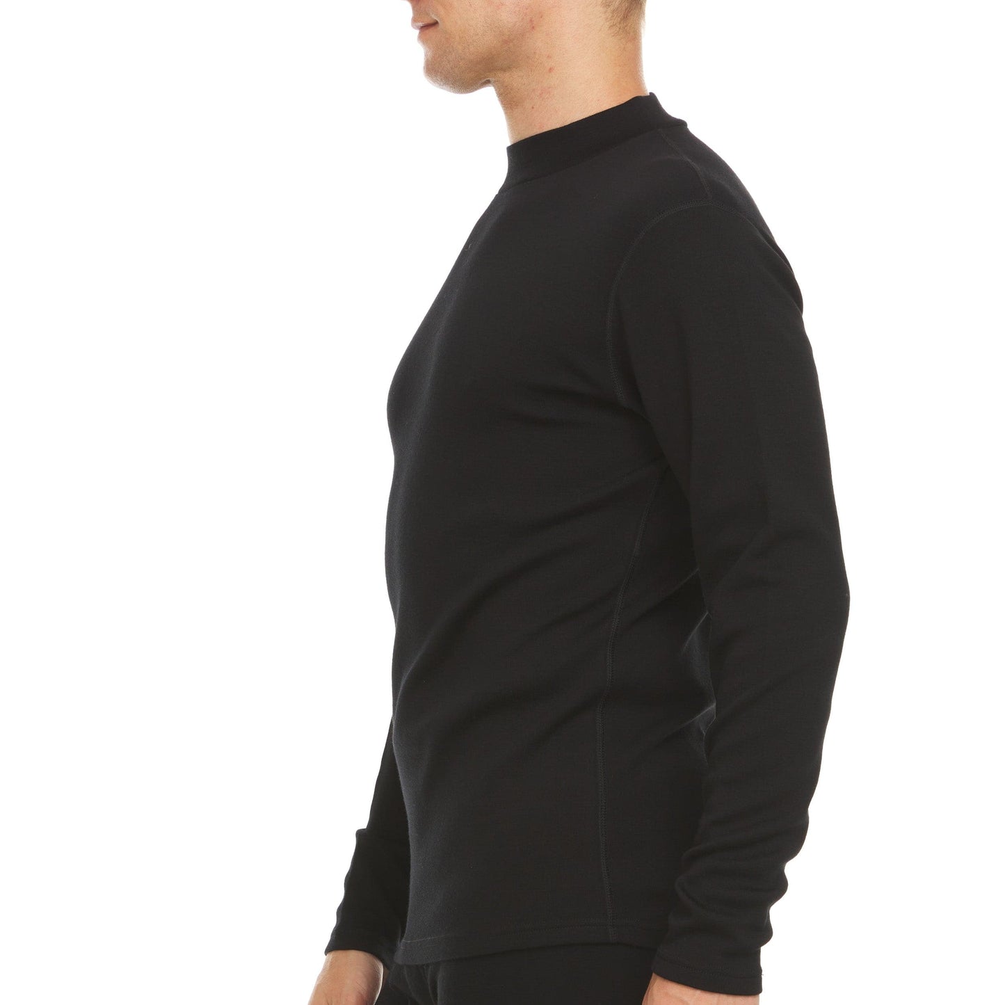 Expedition - Men's Mock Neck 100% Merino Wool