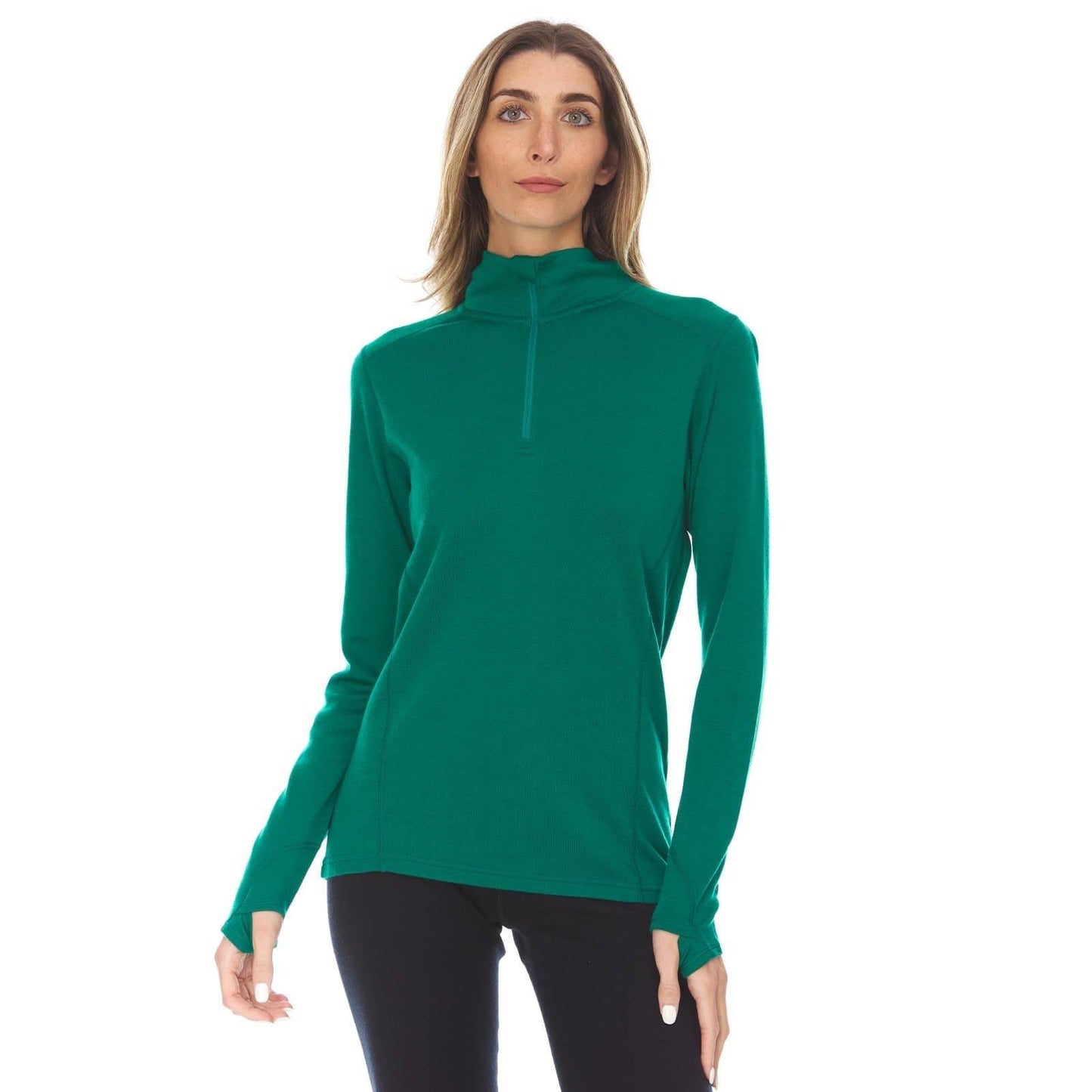 Midweight - Sequoia Women's 1/4 Zip 100% Merino Wool