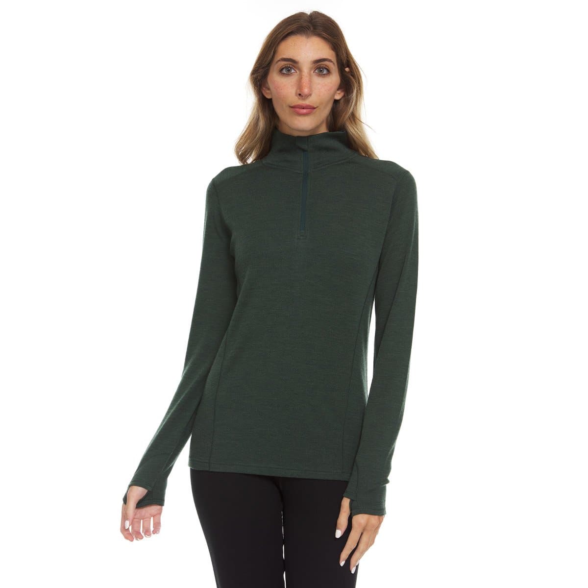 Midweight - Sequoia Women's 1/4 Zip 100% Merino Wool