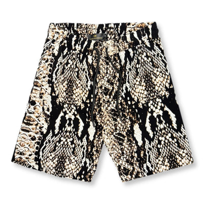 Python Tropical Drawstring Shorts