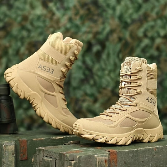 Mens Tactical Snow Boots for Outdoor Winter Adventures