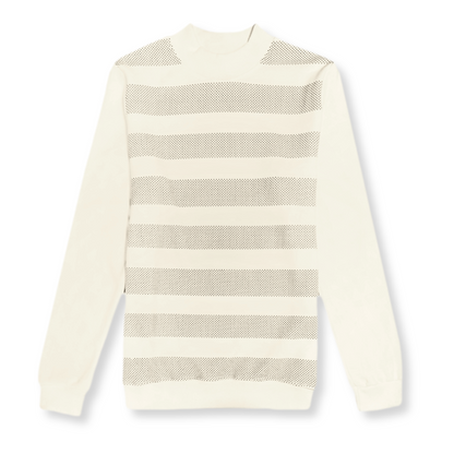 Dozier Dotted Mockneck Sweater