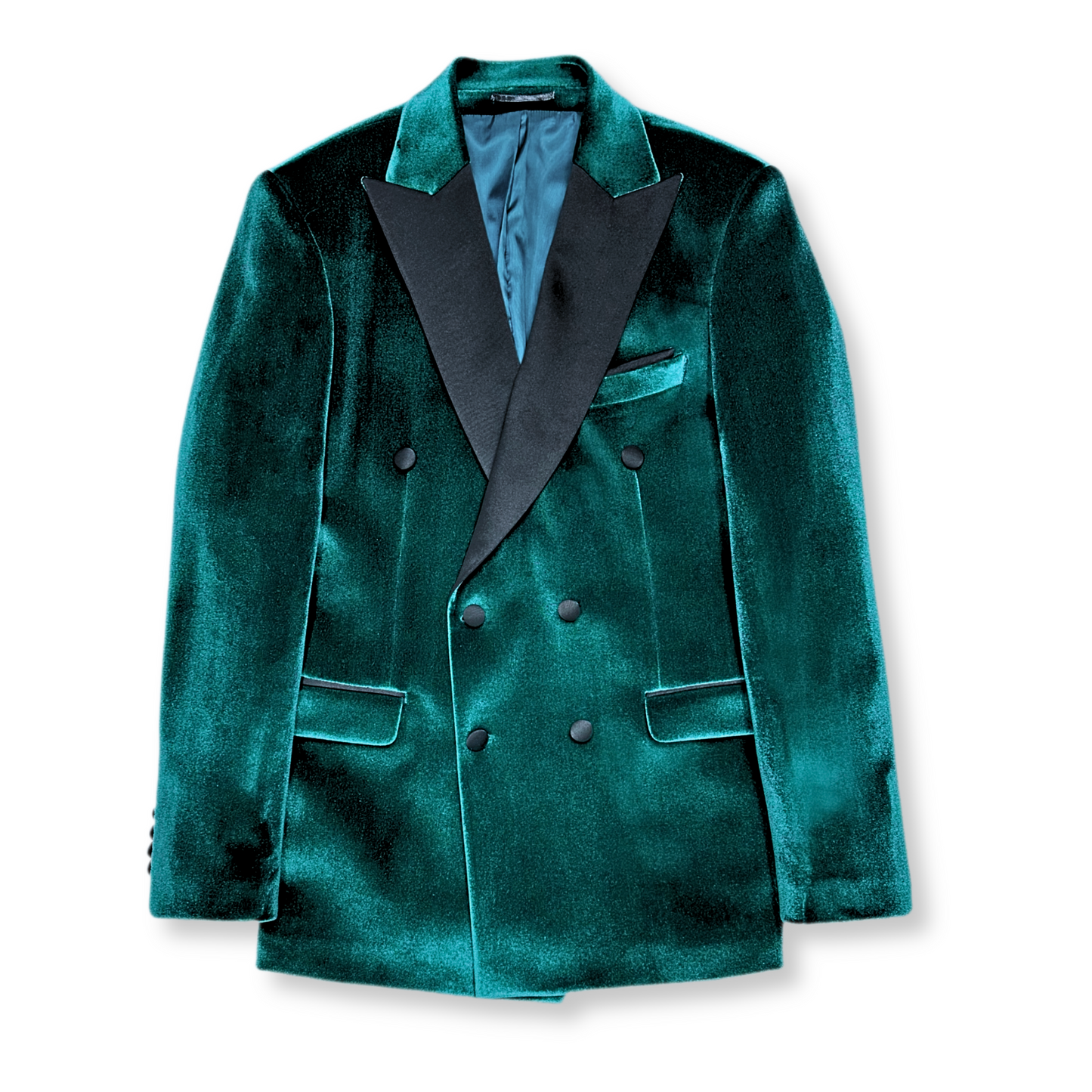 Velluto Peak Lapel Velvet Blazer