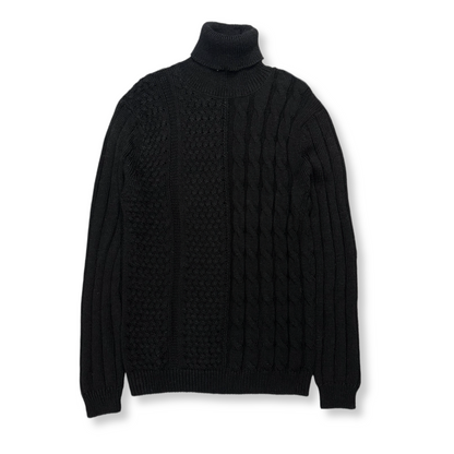 Maglia Cable Knit Turtleneck Sweater