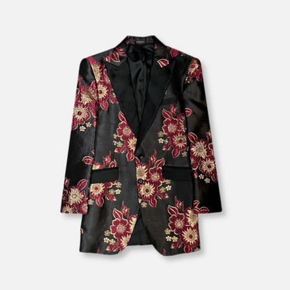 Sun F. Semi Long Floral Blazer