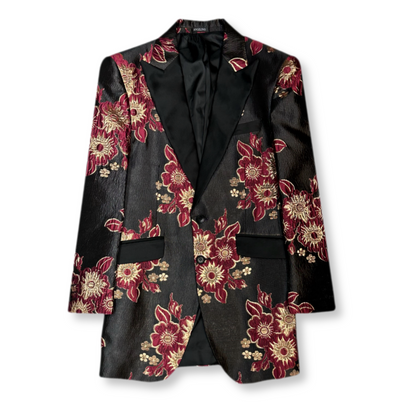 Sun F. Semi Long Floral Blazer