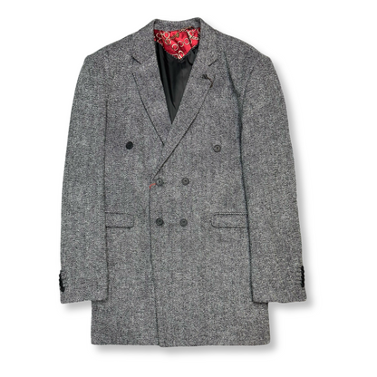 Eitan Herringbone Peacoat