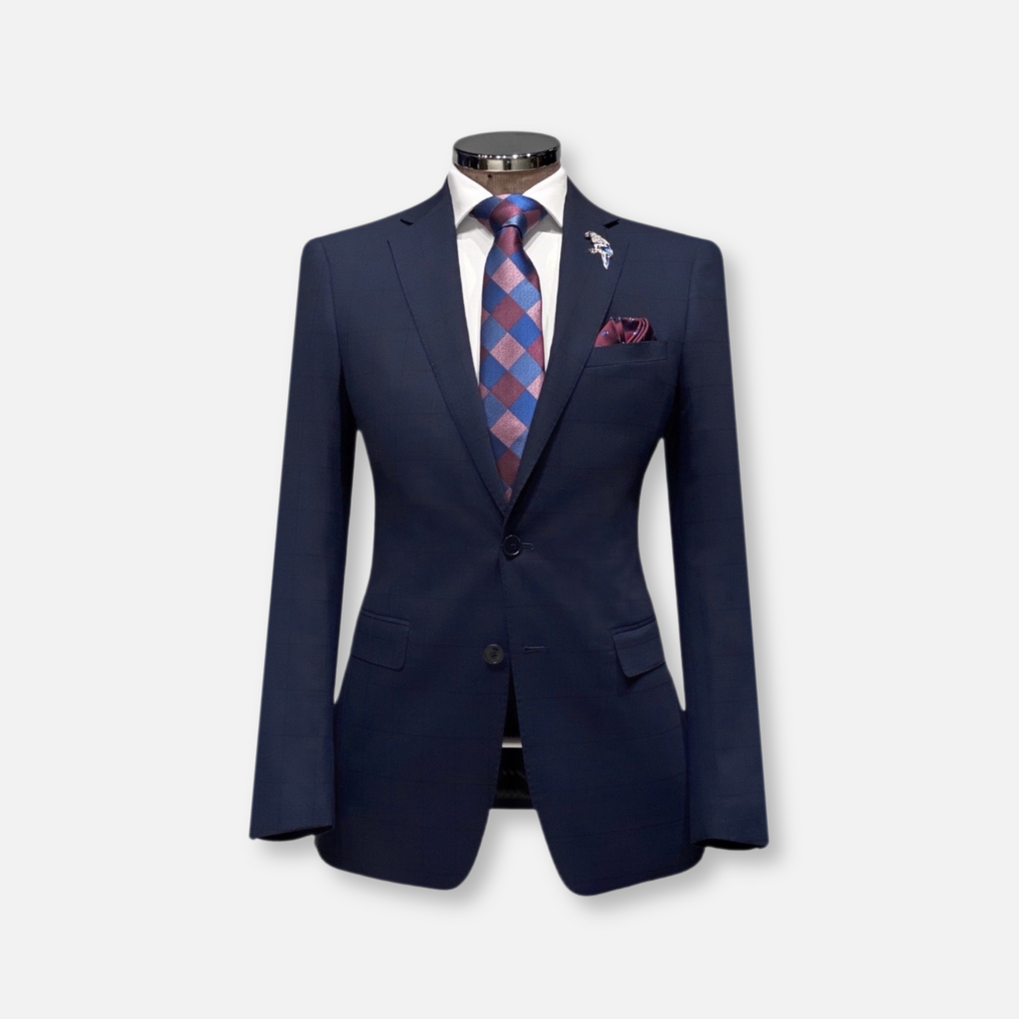 Mabry Windowpane Suit