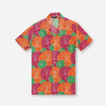 Treviso Tropical Revere Collar Shirt