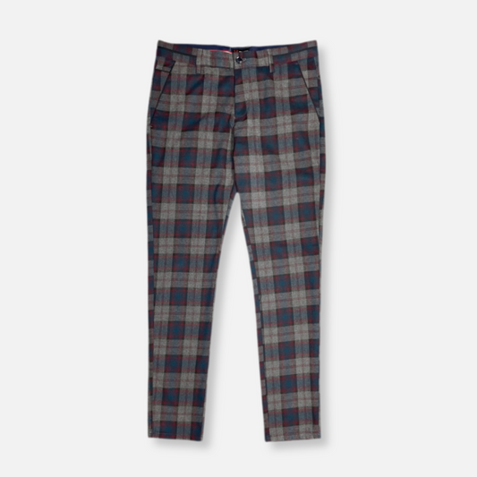 Tanzer Slim Fit Plaid Pants - My Men's Shop