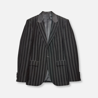 Rayfield Velvet Striped Slim Fit Blazer