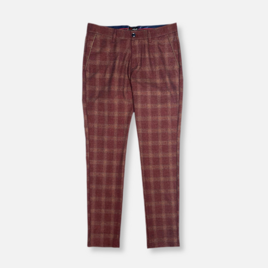 Terrell Slim Fit Plaid Pants - My Men's Shop