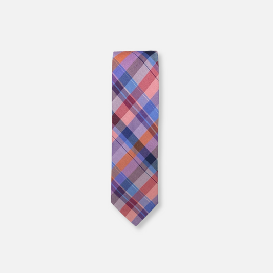 Tullis Slim Plaid Necktie