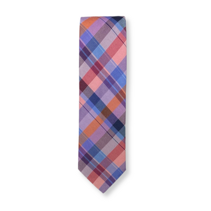 Tullis Slim Plaid Necktie