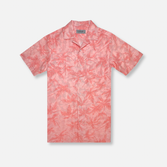 Lowell Tropical Short Sleeve Button Down