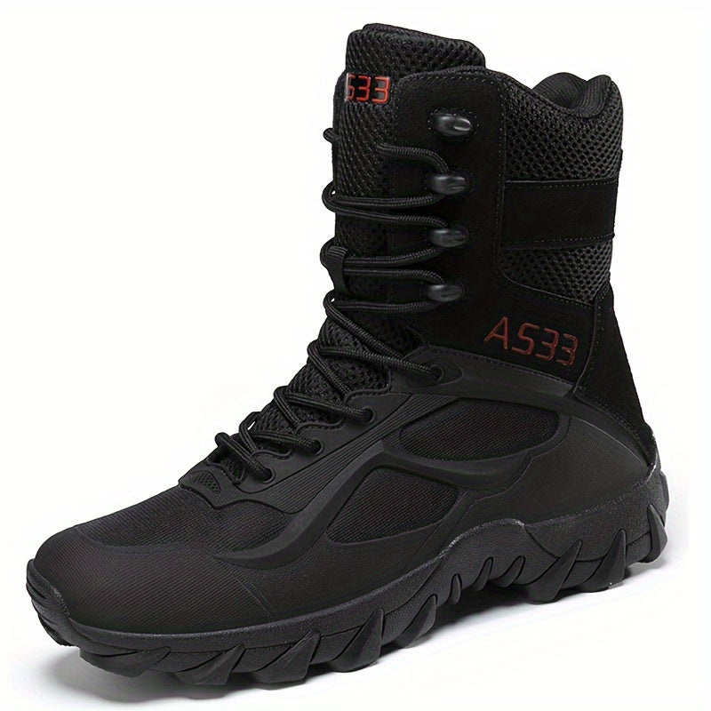 Mens Tactical Snow Boots for Outdoor Winter Adventures