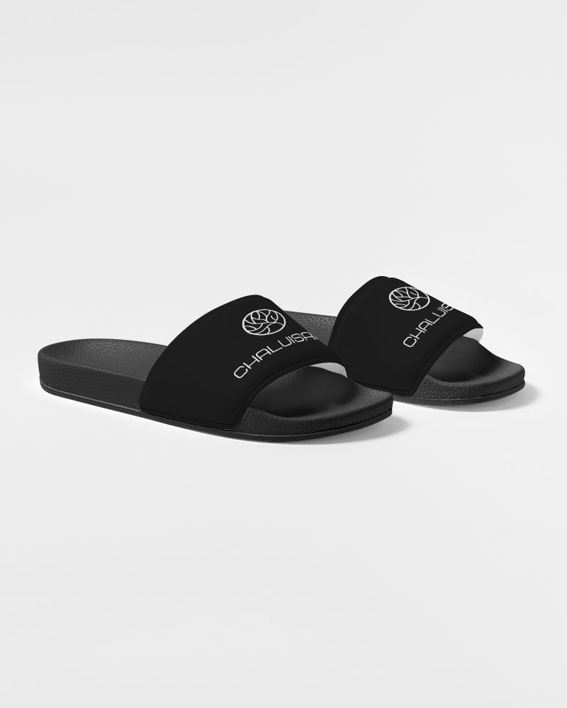 Chaluisant Black & White Men's Slide Sandal