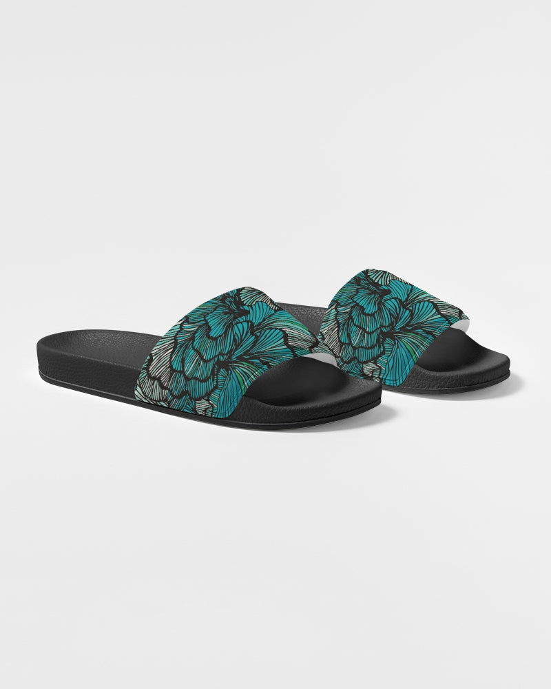 Sea Petal Swirls Men's Slide Sandal