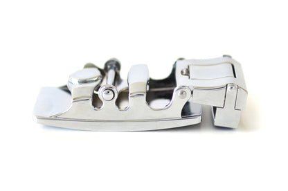 Chrome White Railtek™ Belt Buckle