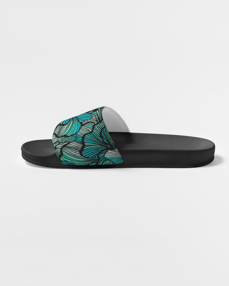 Sea Petal Swirls Men's Slide Sandal