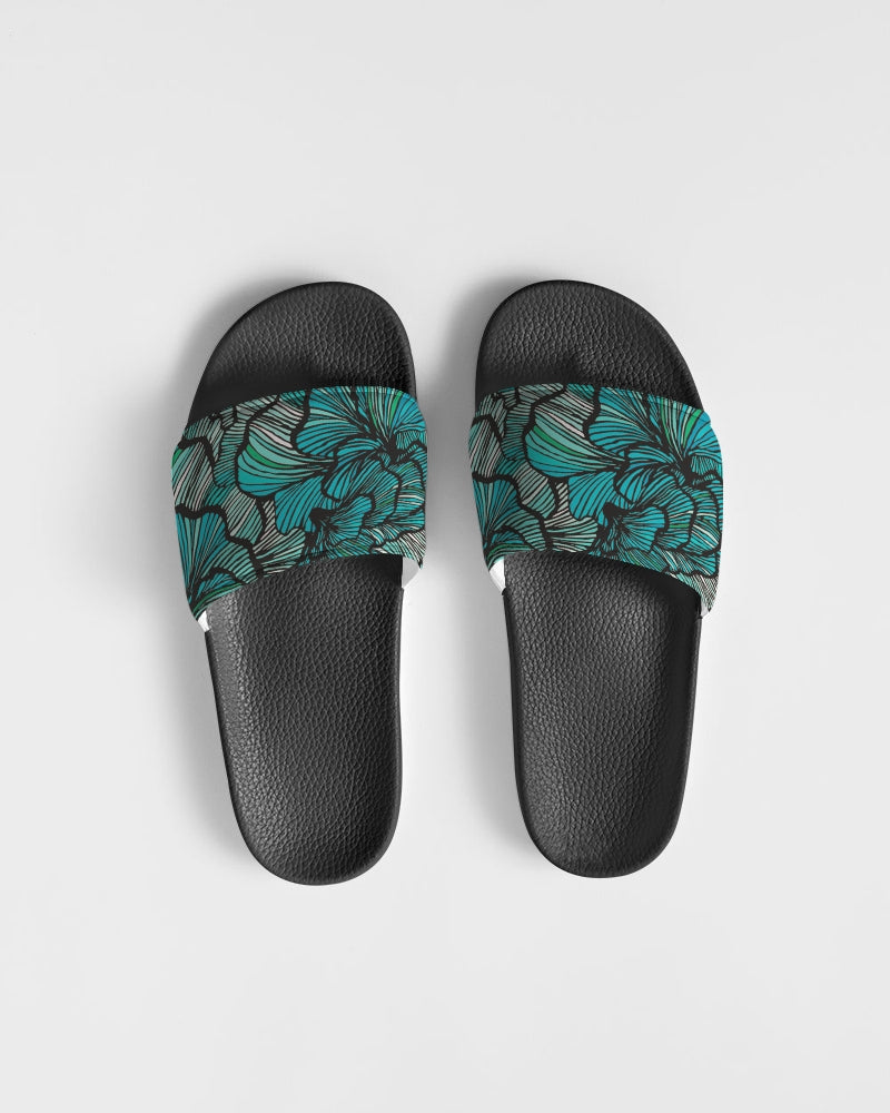 Sea Petal Swirls Men's Slide Sandal