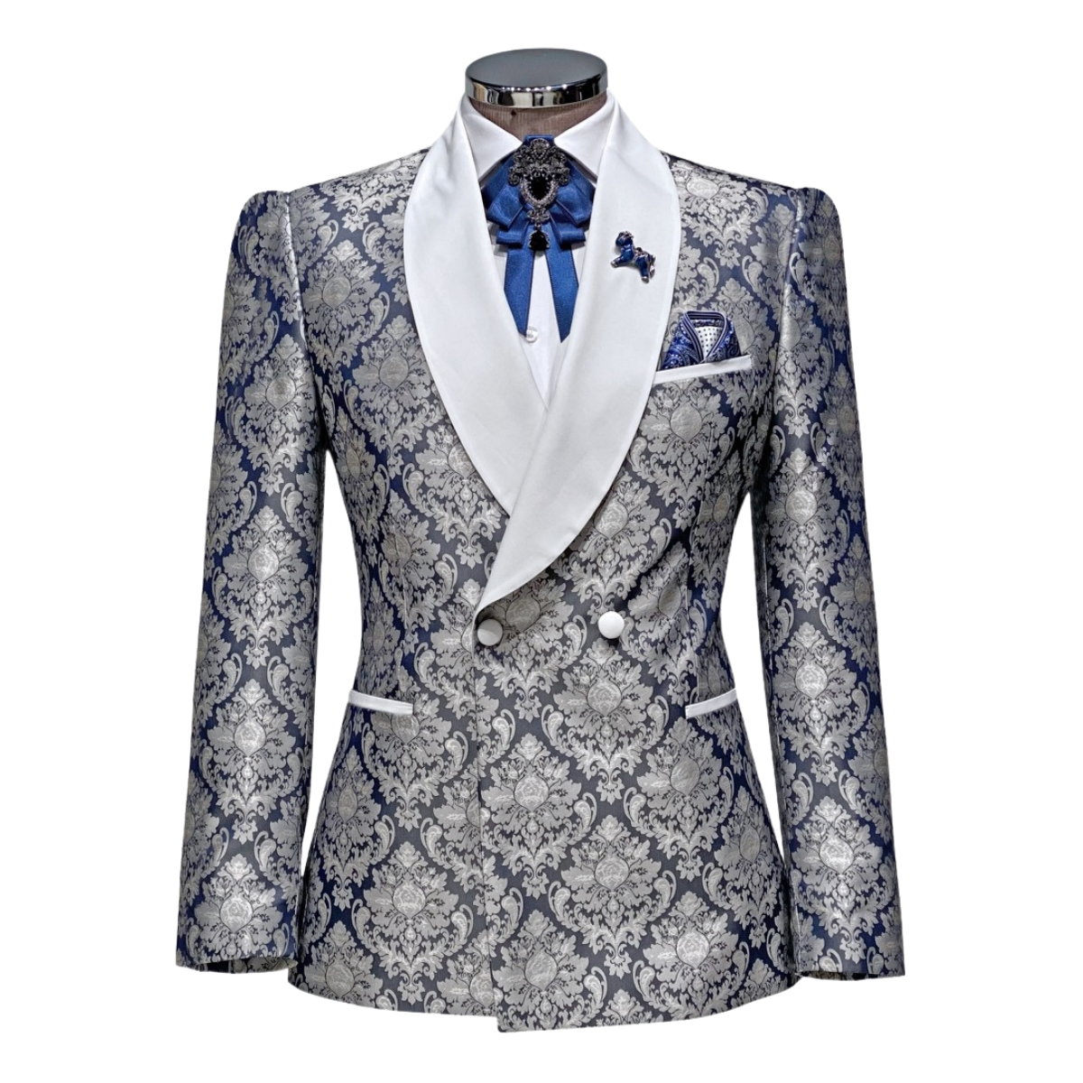 Radman Jacquard Slim Fit Blazer