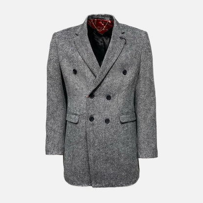 Eitan Herringbone Peacoat