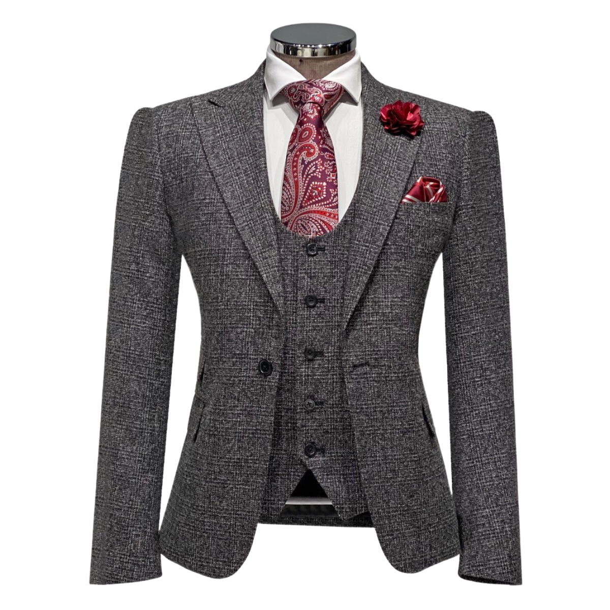 Sydney II Vested Tweed Suit