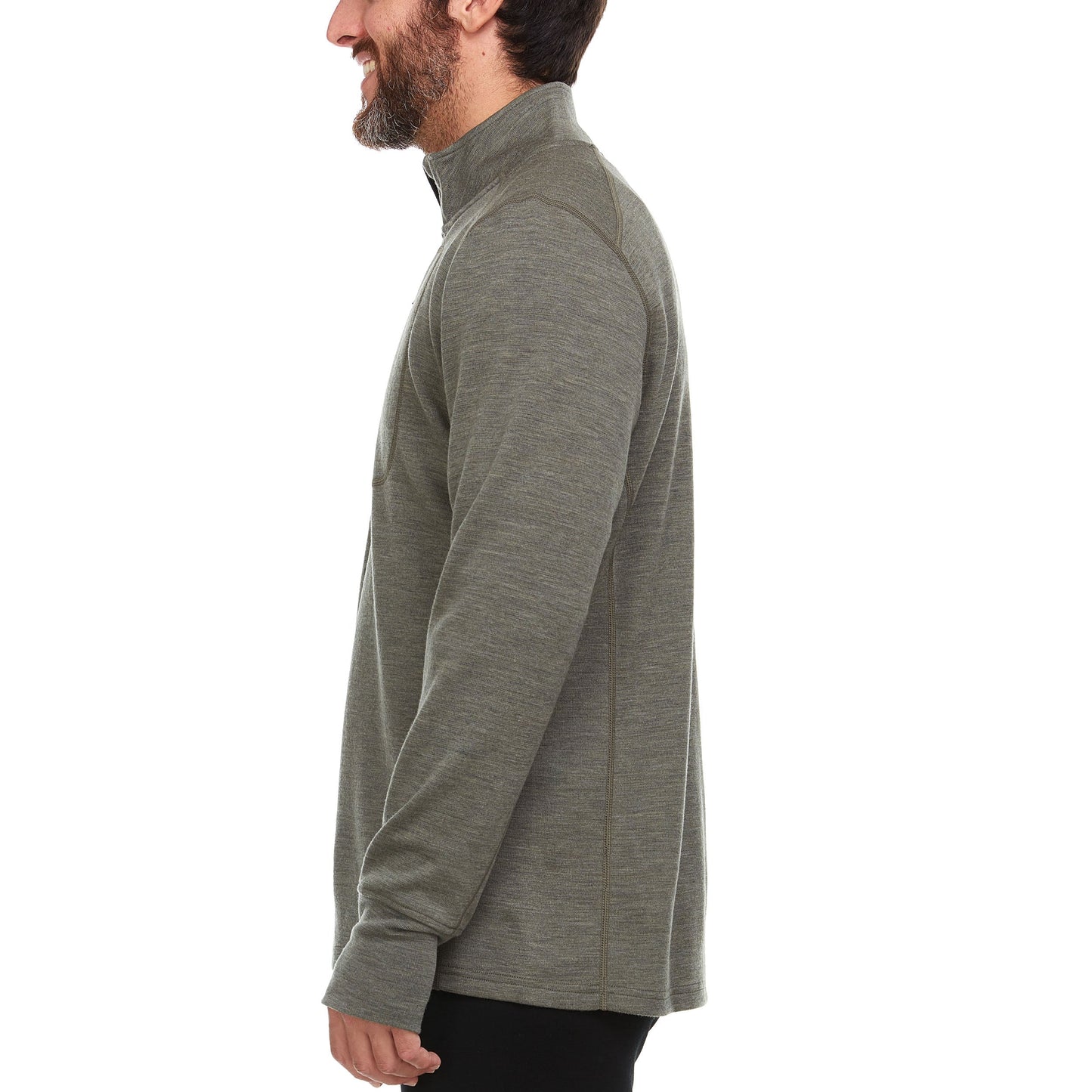 Expedition - Men's Wool 1/4 Zip Wilderness