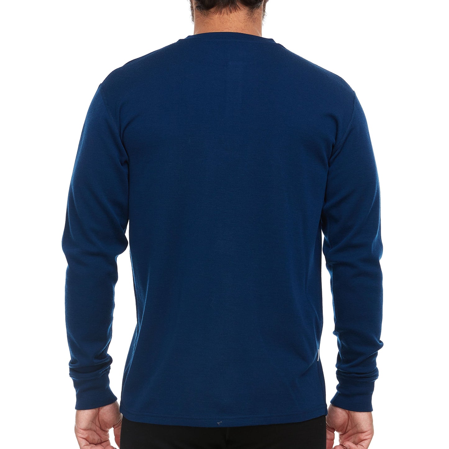 Midweight - Men's Long Sleeve Henley 100% Merino Wool